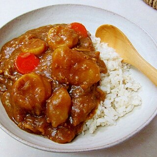 ＊魚介のだしで美味♪ホタテカレー＊